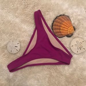High leg cheeky bikini bottom M